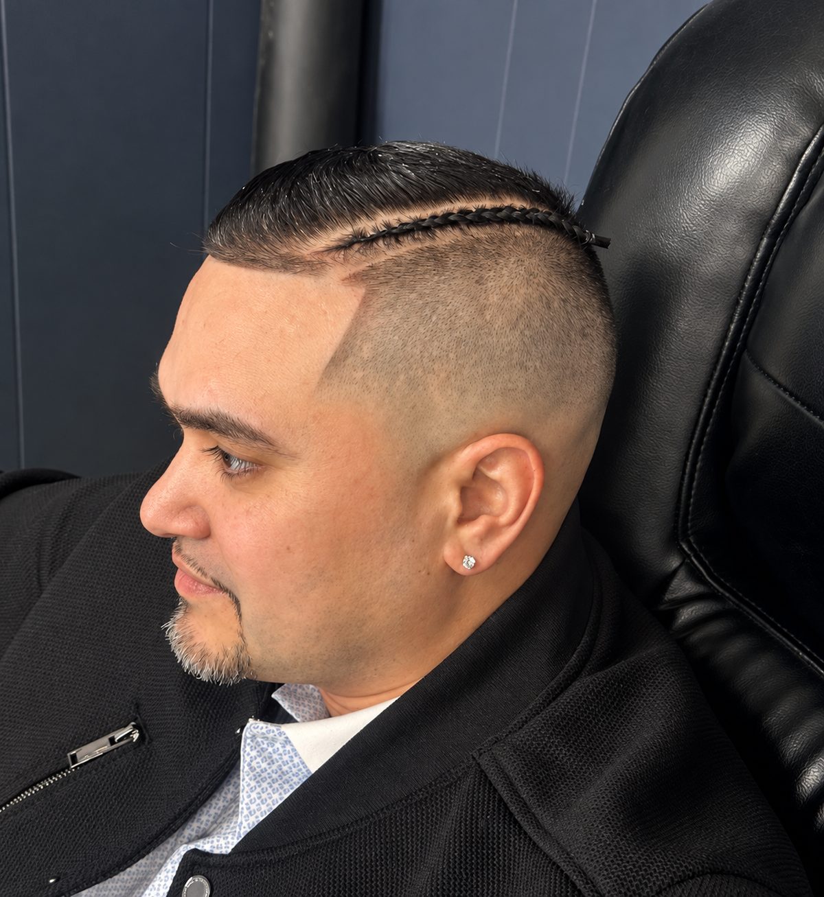 Hard part, braid detail, skin fade